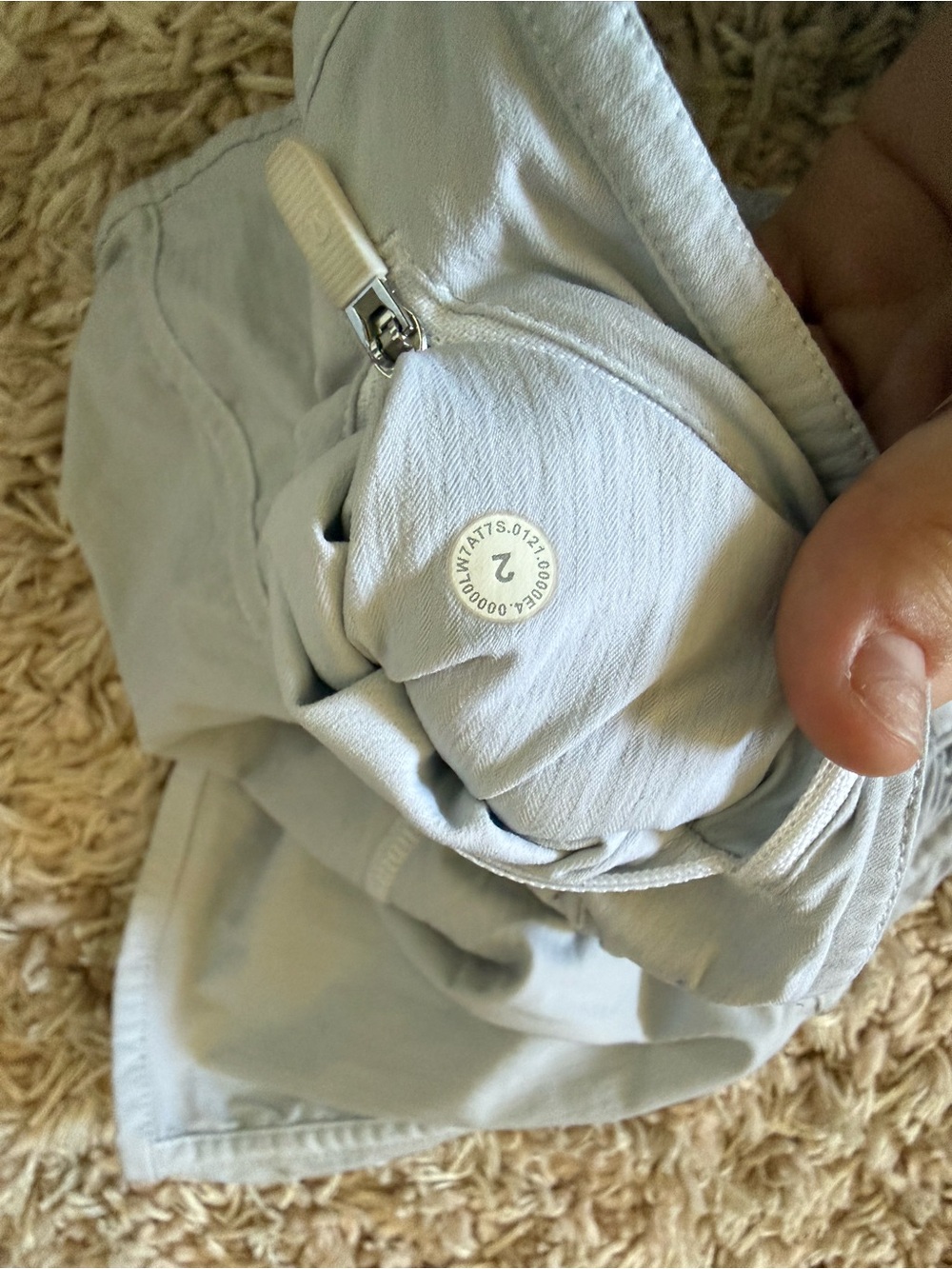 lululemon athletica Light Gray Athletic Shorts